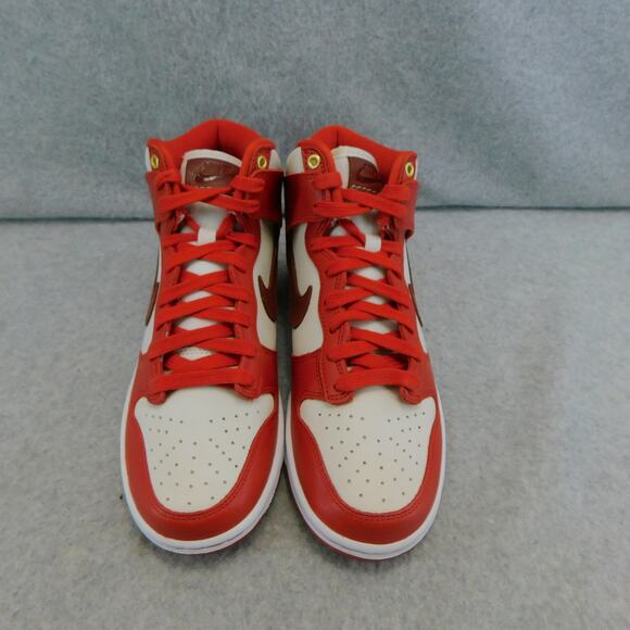 Nike Women's Nike Sneakers High top Dunk High Red - Size 6 - Picture 2 of 10
